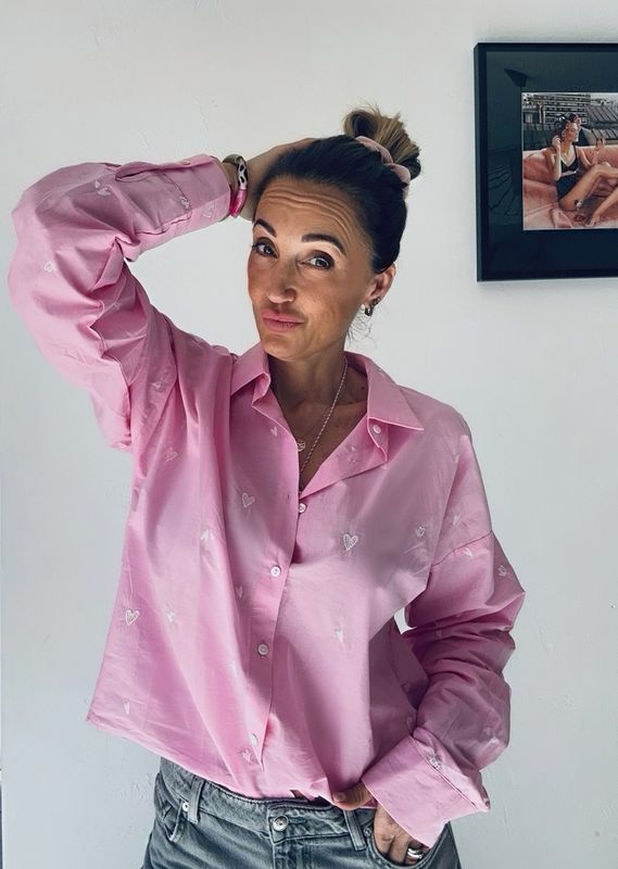 Chemise July rose