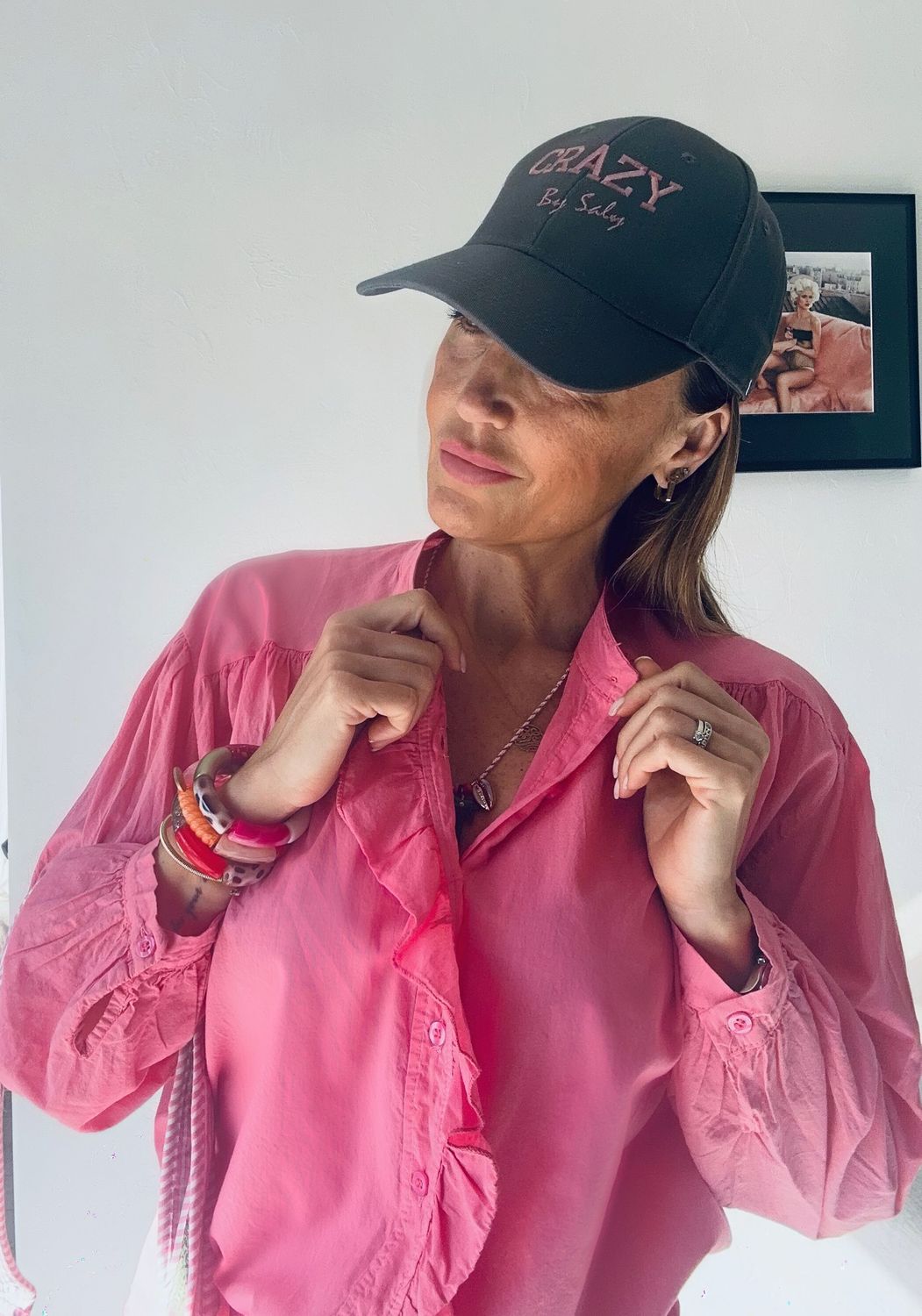 Chemise Violette rose