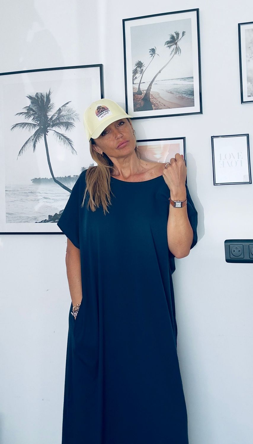 Robe Cathy Bleue marine