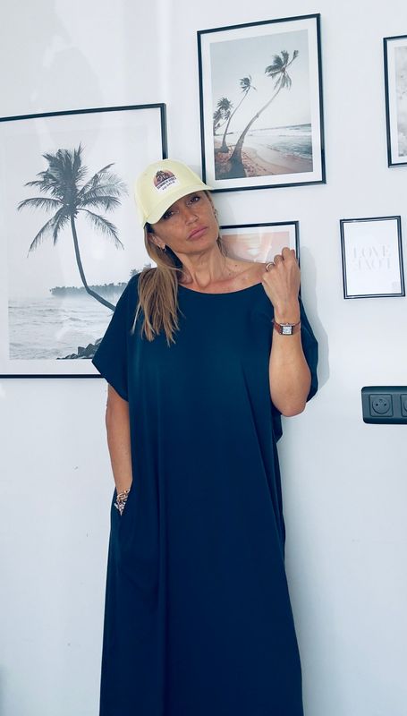 Robe Cathy Bleue marine