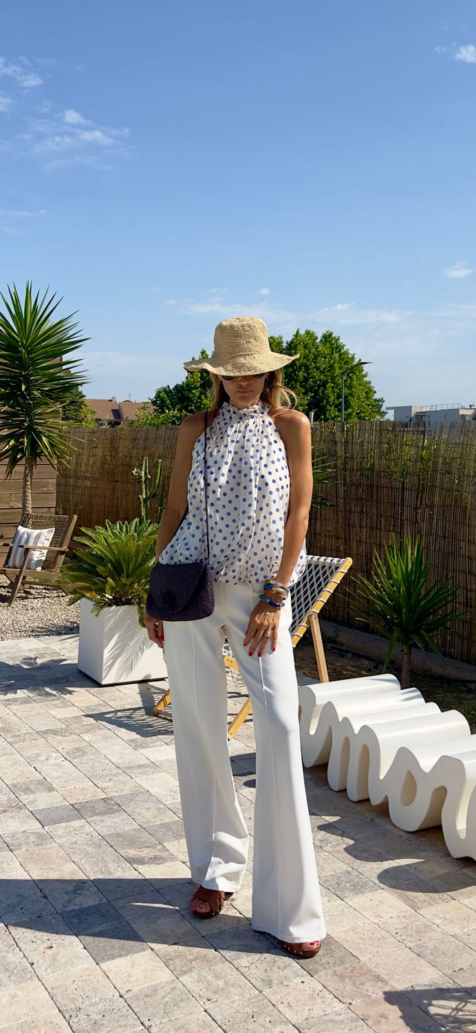 Pantalon Scarlet Blanc