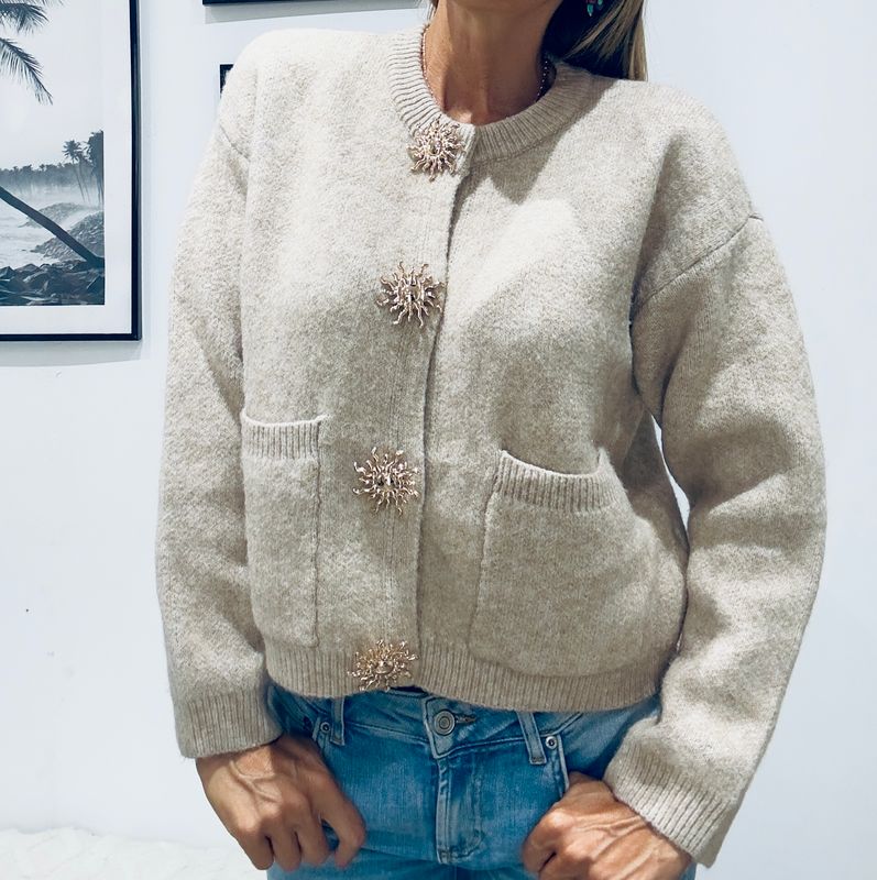 Gilet Nanou Beige