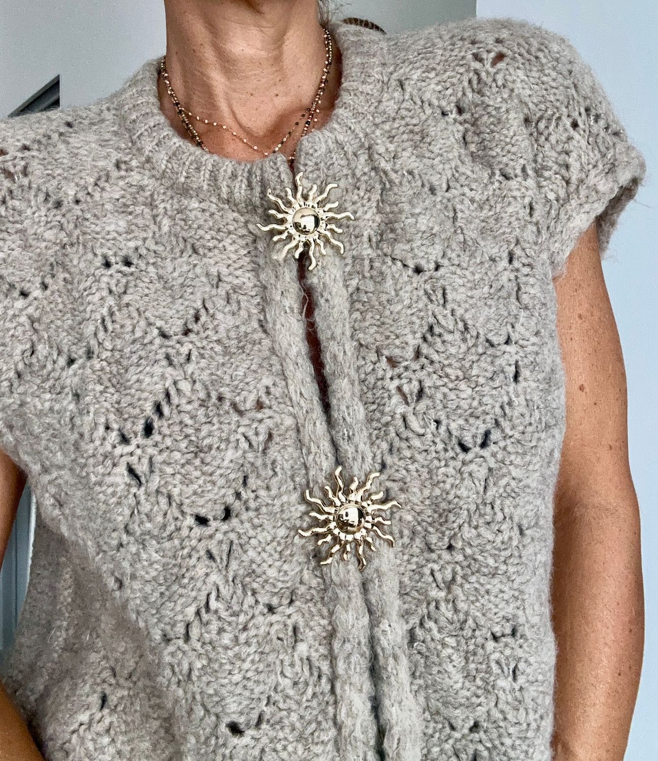 Gilet Luna Taupe