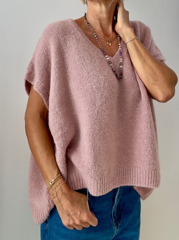 Pull Lily Vieux rose