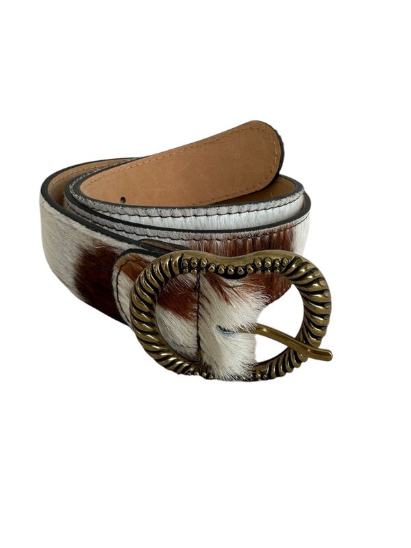 Ceinture Vache marron