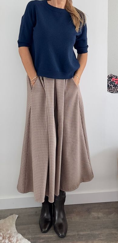 Jupe Eve Pied de poule