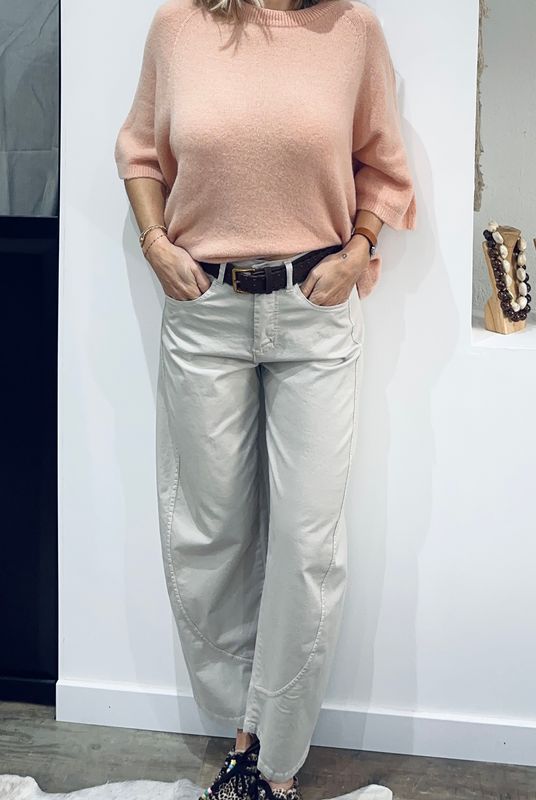 Pantalon Nino beige clair