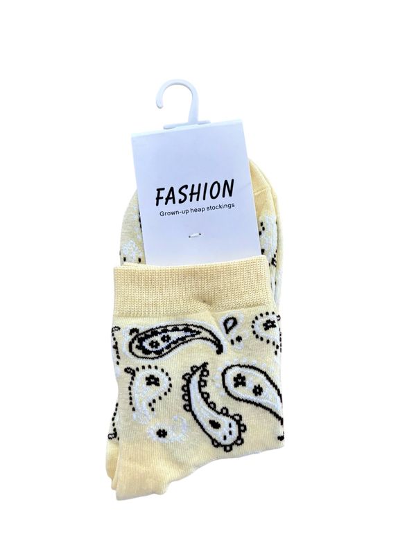 Chaussettes Bandanas Jaunes