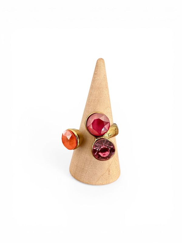 Bague Trio Corail