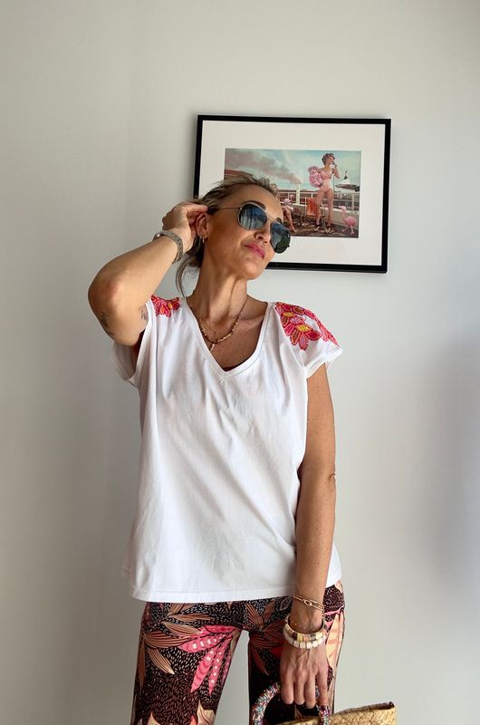 T-shirt Plum