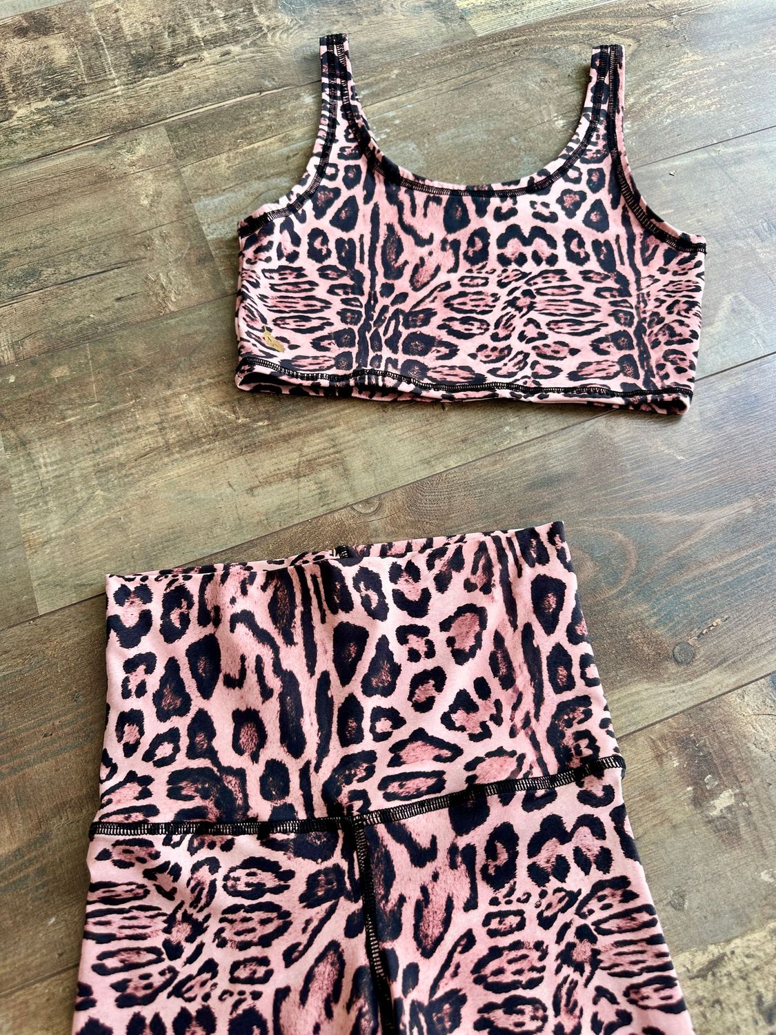 Brassière Léopard Saumon rose