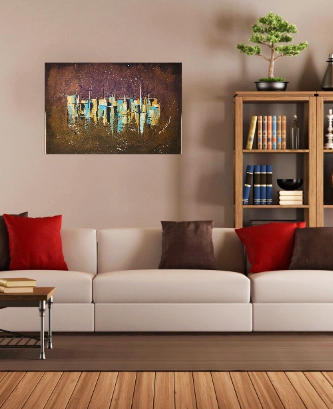 City 100cm x 70cm