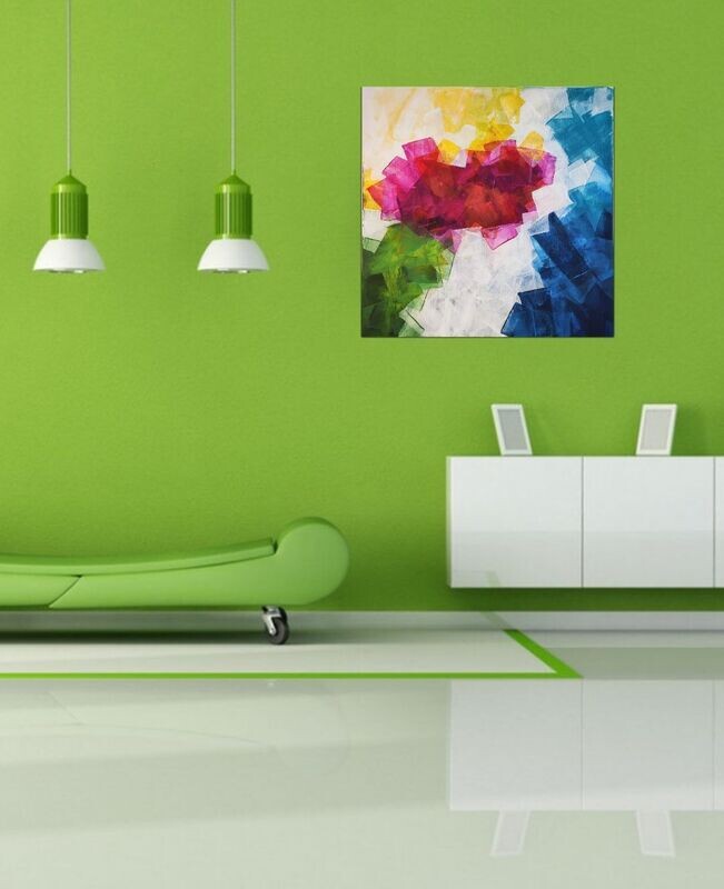 Farbtiefen Teil 3, 90 cm x 90 cm Farbtiefen Teil 3, 90 cm x 90 cm