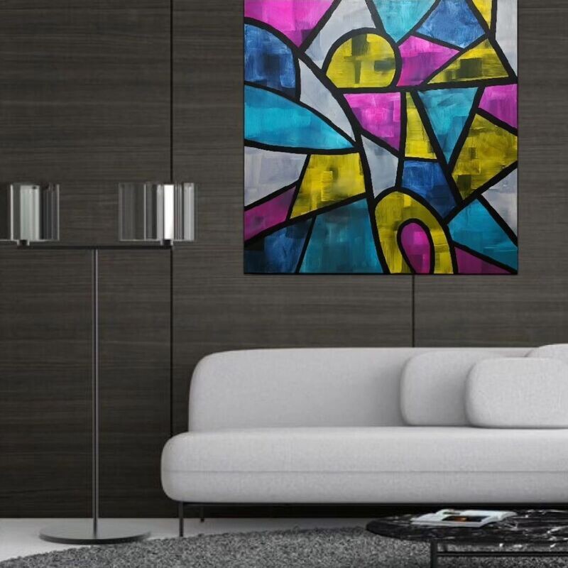"Churchglasses" 100cm x100cm
