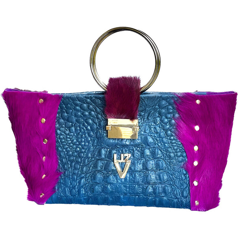 Maxi bolso coco azul
