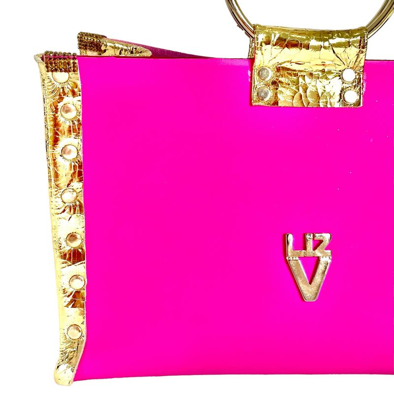 Bolso flúor rosa 