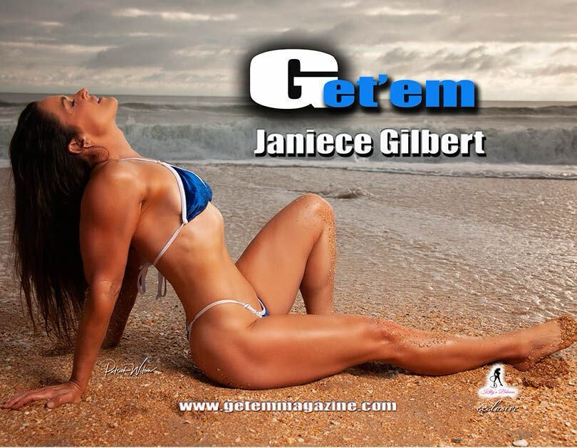 2024 Swimsuit Calendar Featuring Janiece Gilbert WITH WHITE SPIRAL BINDER Now Available