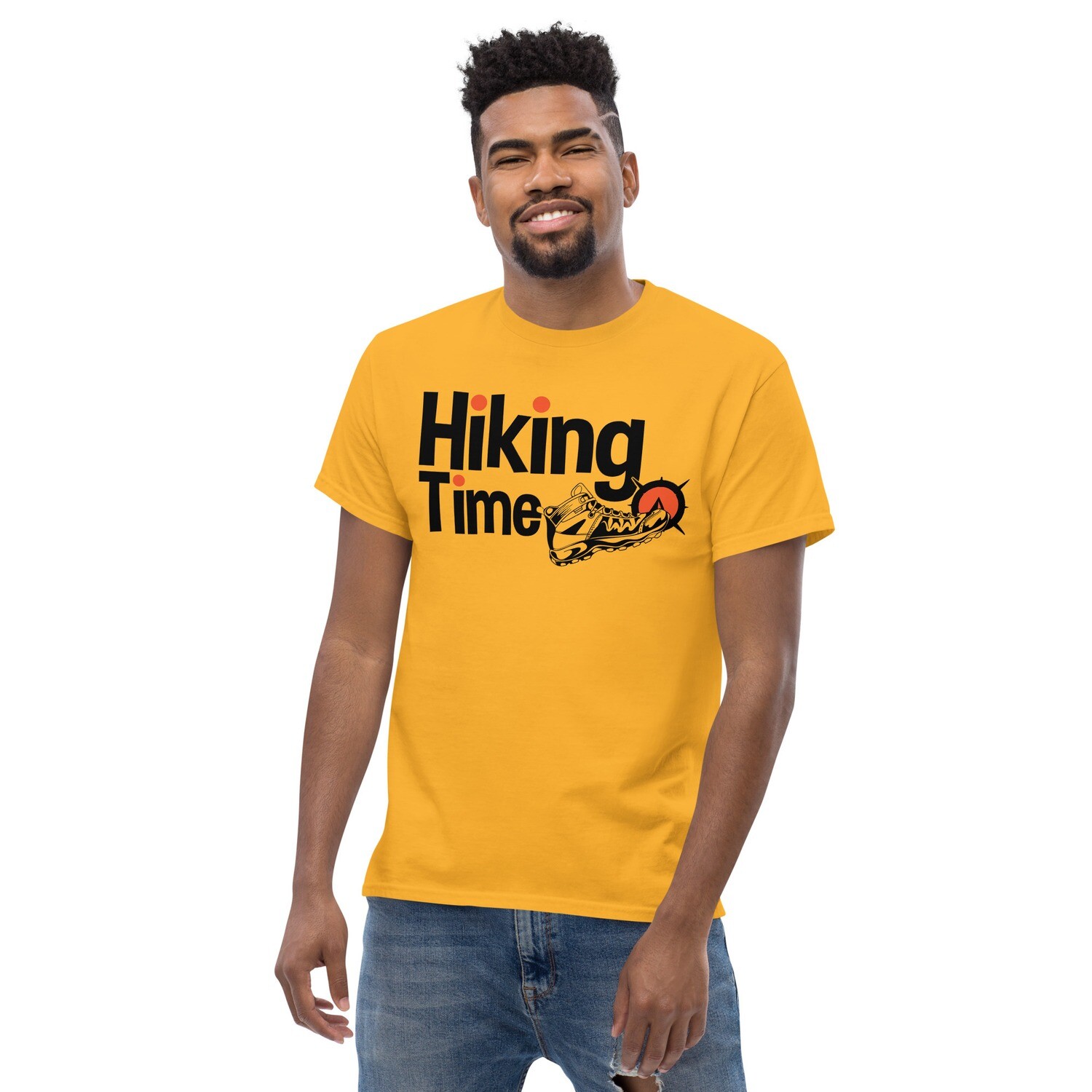 Men's Hiking Time Tee - Black Lettering