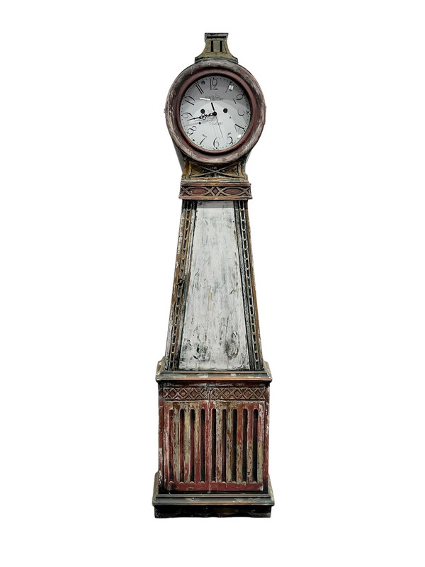 Early 19th Century Painted Mora Clock