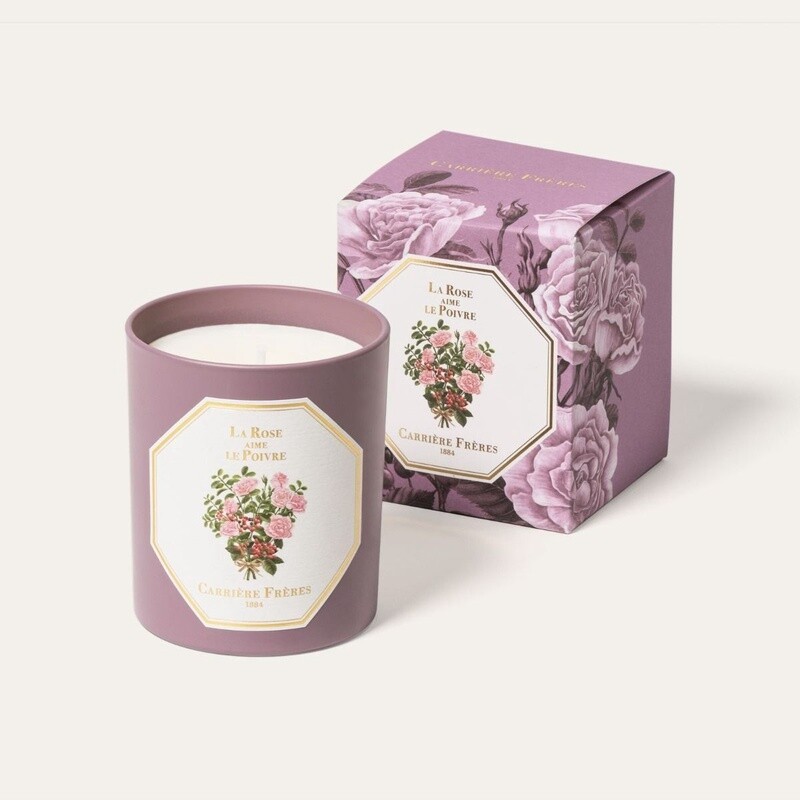 La Rose aime le Poivre Candle