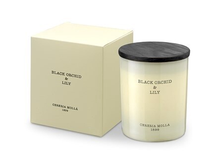 Black Orchid Lily Ivory Candle
