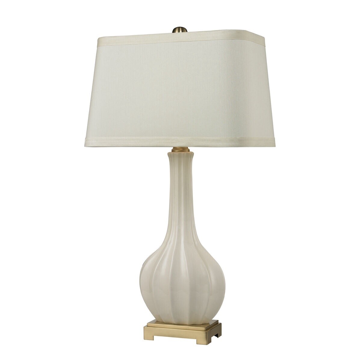 Fluted Ceramic Table Lamp