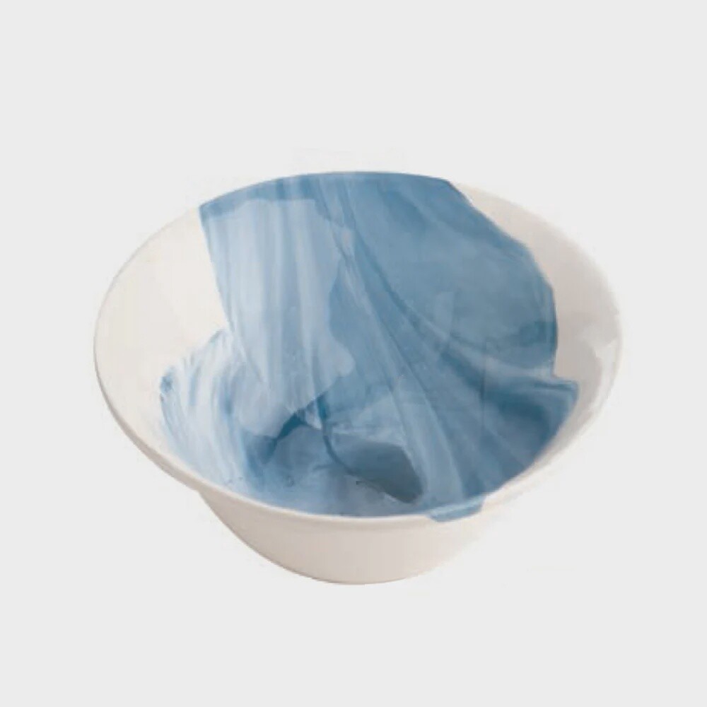 Blue Splash Soup Bowl