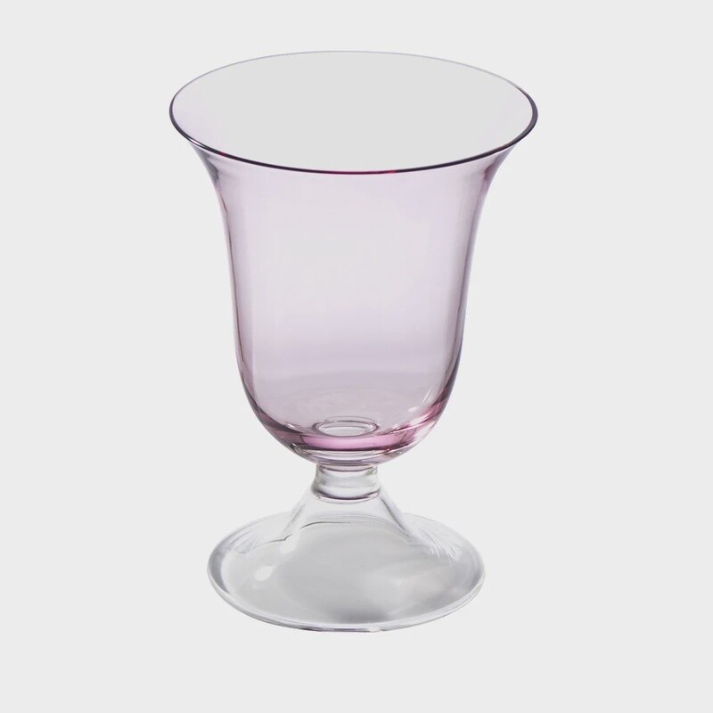 Pink Adriana Water Glass