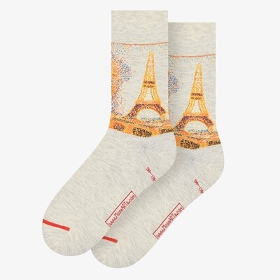 Georges Seurat The Eiffel Tower Sock