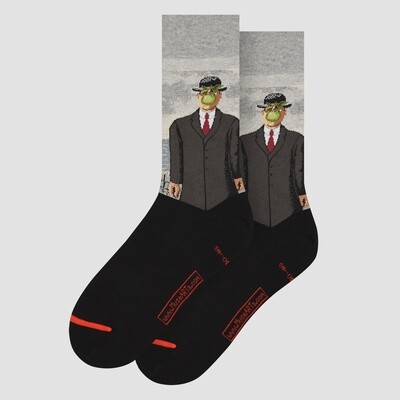 “The Son of Man” by Rene Magritte Socks