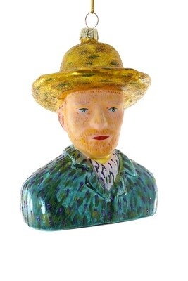 Vincent Van Gogh Glass Ornament
