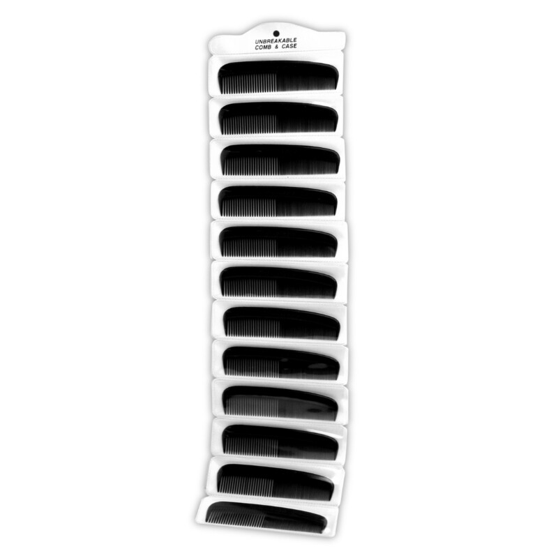Vinyl Sleeve Pocket Comb Display 12 Pc - Item # 999