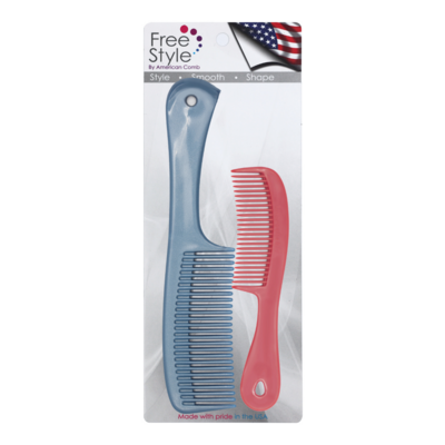 Large & Small Handle Styler Combs Set of 2 - Item # 92955