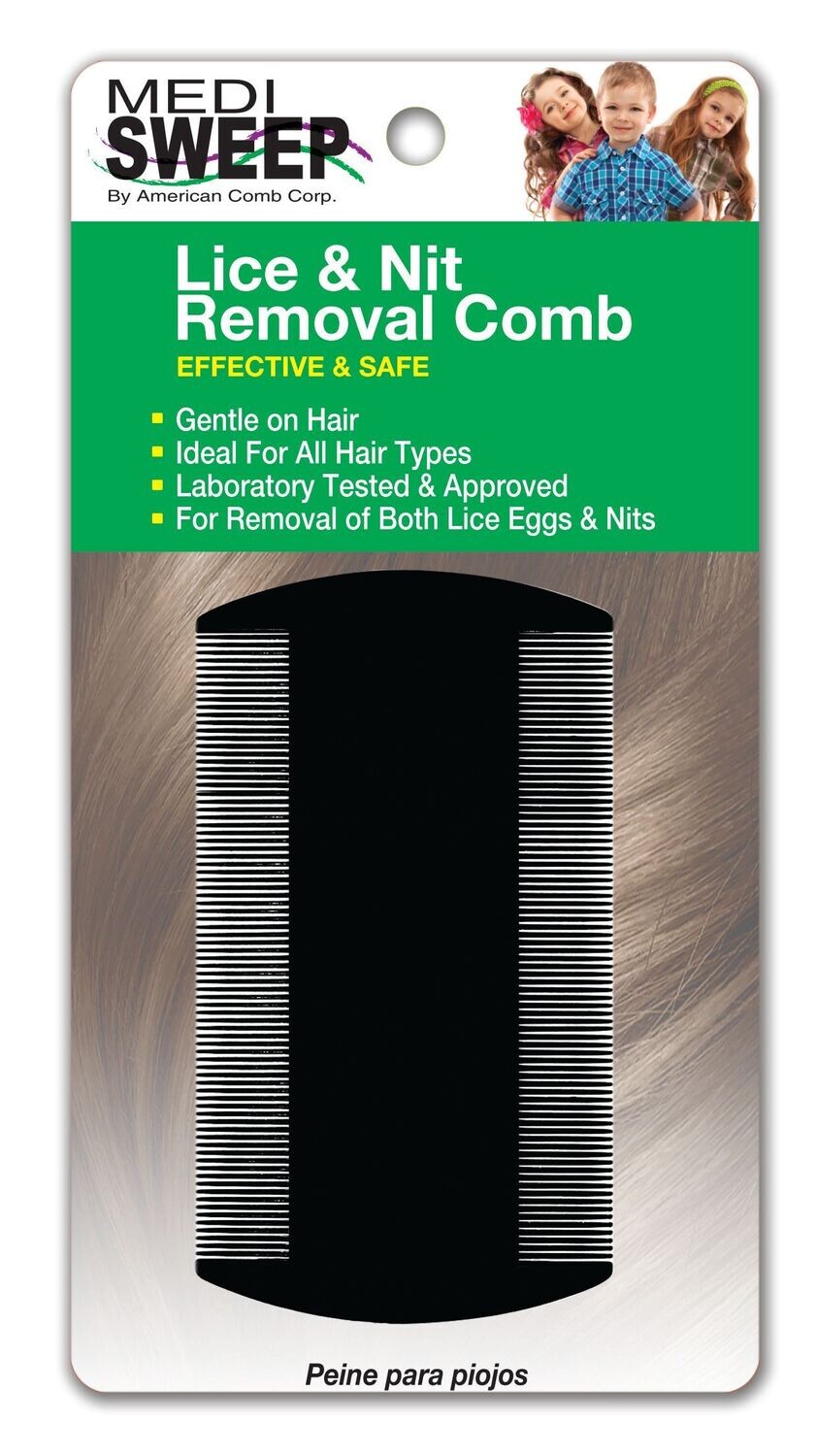Double-Sided Lice & Nit Removal Comb - Item # 90360