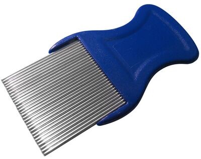 Long Tooth Metal Lice & Removal Comb - Item # 366