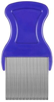 Long Tooth Metal Lice & Removal Comb - Item # 366