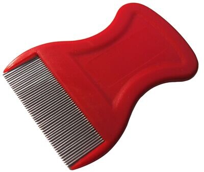 Short Tooth Metal Lice & Nit Removal Comb - Item # 367