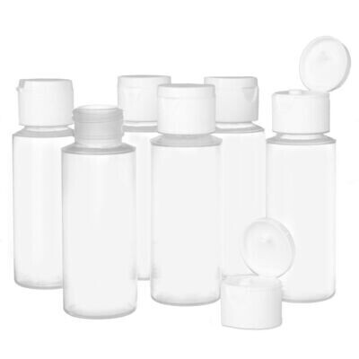 White/Opaque Travel Bottles Asstd 2 & 4 Oz - Item # 402/404