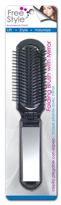 Folding Brush with Mirror - Item # 92168