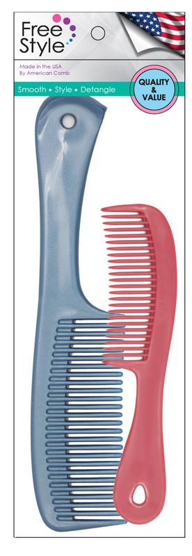 2 pc Handle Comb Set - Item # 32955