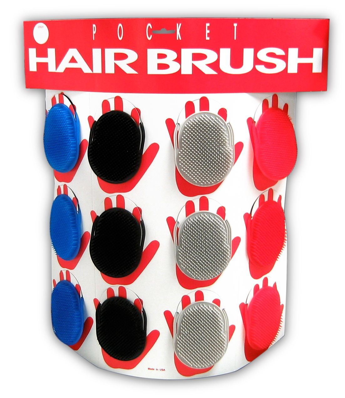 Pocket Hair Brush Table Top Display - Item # 2150 DC12