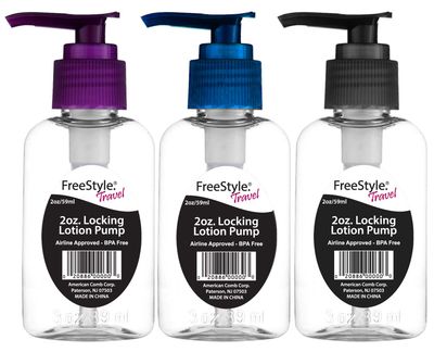 3 Oz Locking Lotion Pump Bottle - Item # 441