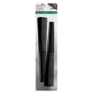 Medium Weight Barber Comb 7" Set of 2. - Item # 92756/2