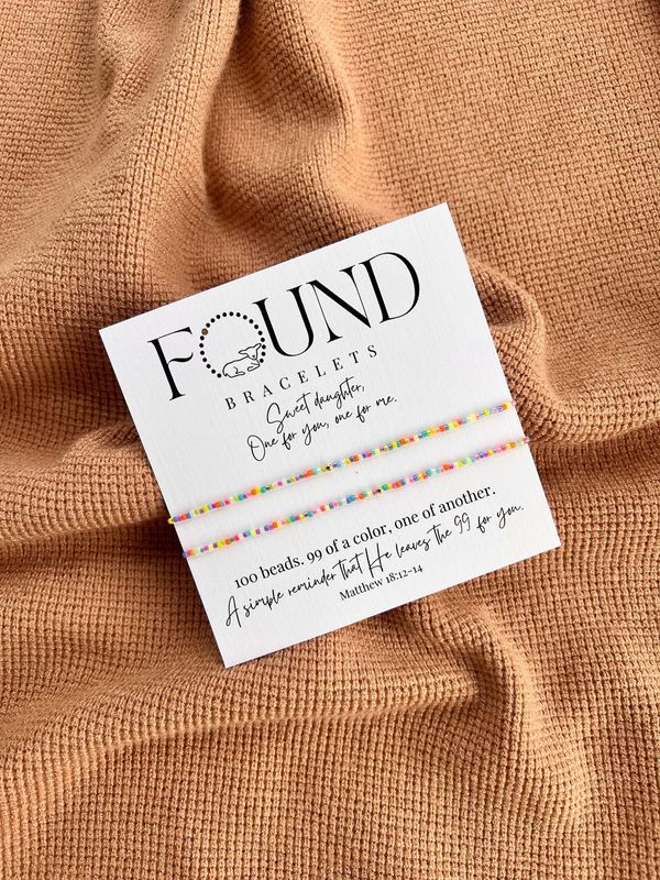 Sweet Daughter Found Bracelet Duo