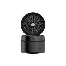 Flower Mill Grinder 2.5” Premium, Color: Black