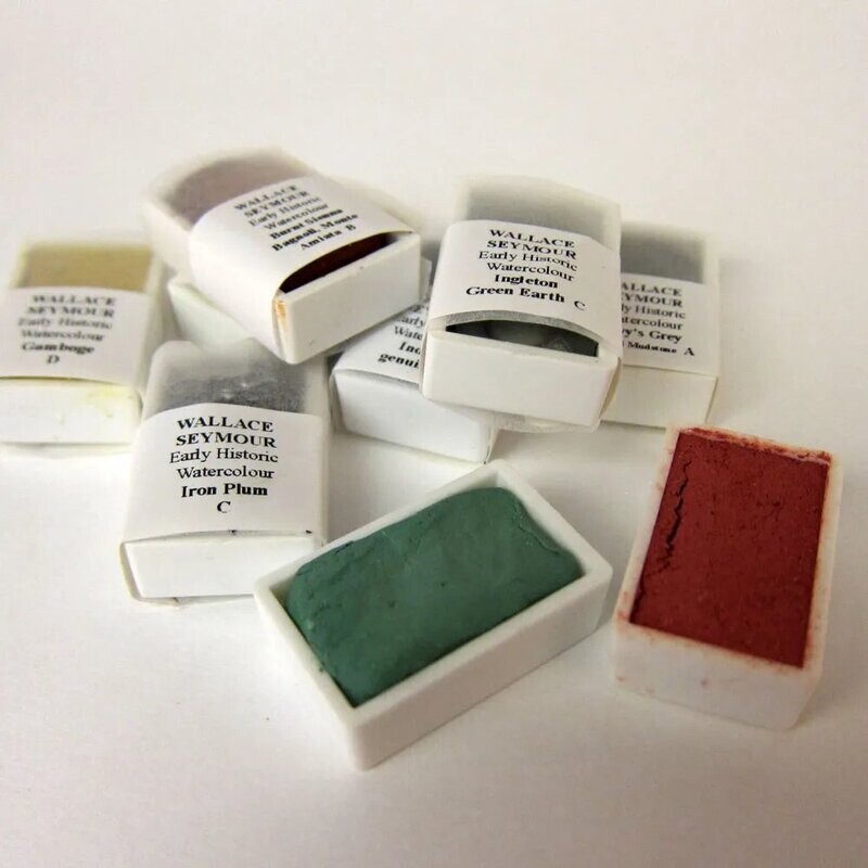 Wallace Seymour Early Historic Watercolour Pans