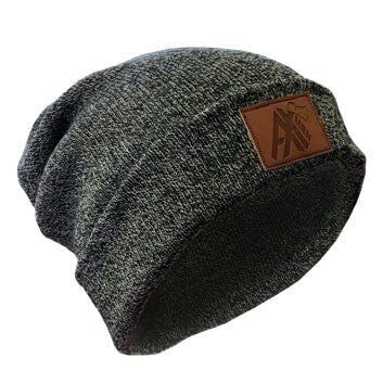 AX-Men Strickmütze mit Lederpatch AX-Men Strickmütze mit Lederpatch