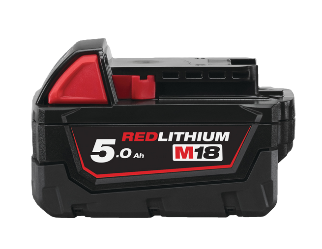 Milwaukee Akku 18V 5,0 Ah Li-Ion M18 B5 Red Li-Ion Systemzubehör