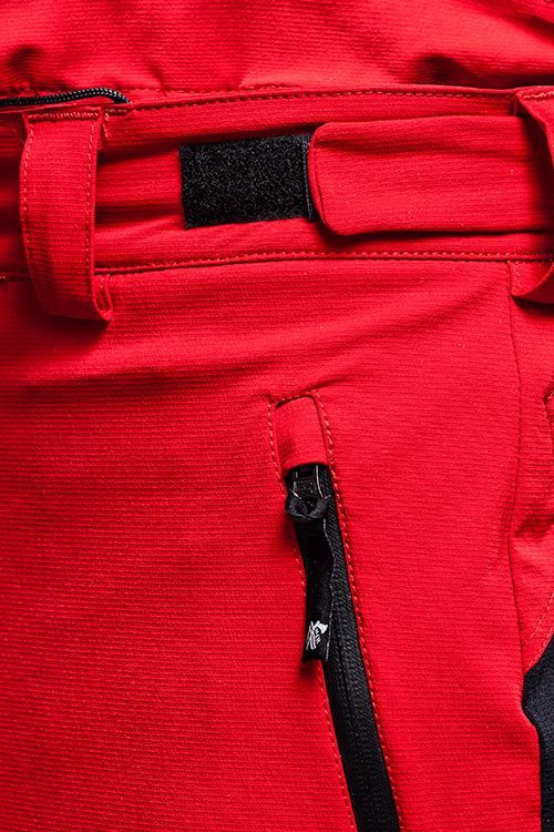 AX-MEN Defender PRO Schnittschutzhose rot/gelb
