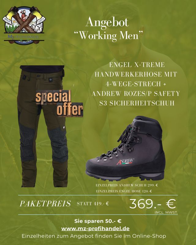 Bundle - Arbeitshose und Sicherheitsschuhe Bundle - Arbeitshose und Sicherheitsschuhe